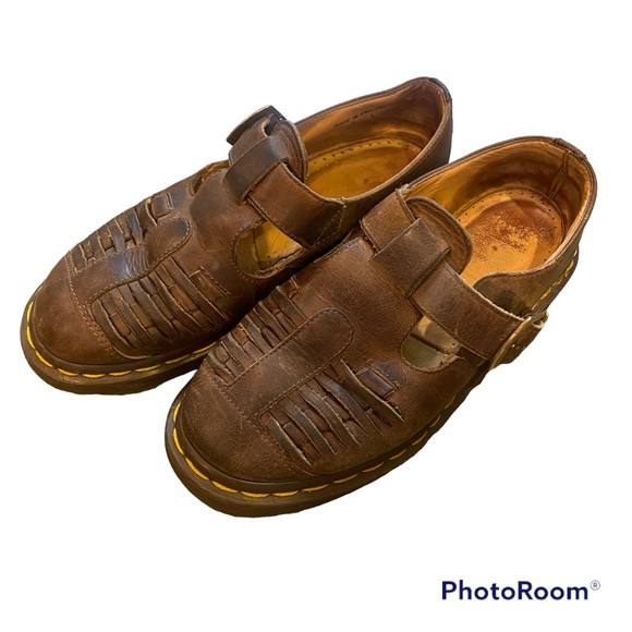 Dr. Martens Soft Woven Oxfords with Buckles, Sz 5 - Picture 3 of 7